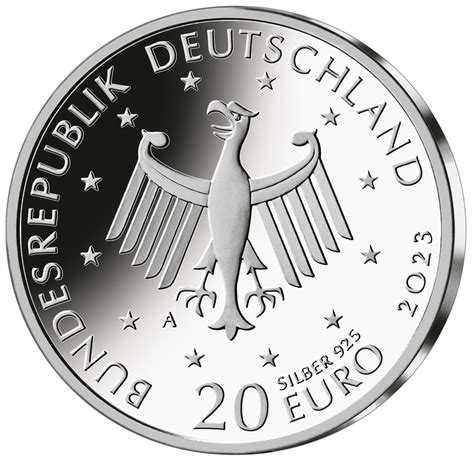 Münze Deutschland 20 Euro Silbermünze 2023 100 Geburtstag von Vicco