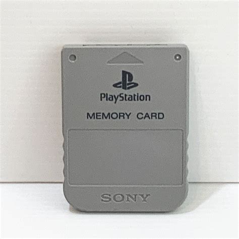 Genuine Original Playstation Ps Memory Card Tested Works