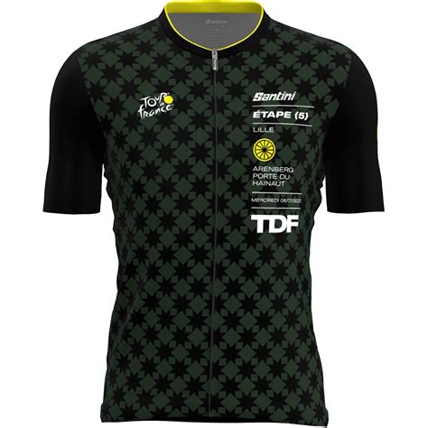 Santini Arenberg Fietsshirt Met Korte Mouwen Heren RE94075CARMBG2TDF