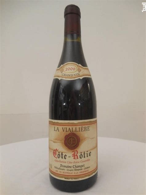 Achat Vin La Viallière Rouge Domaine Champet Côte rôtie Meilleur prix