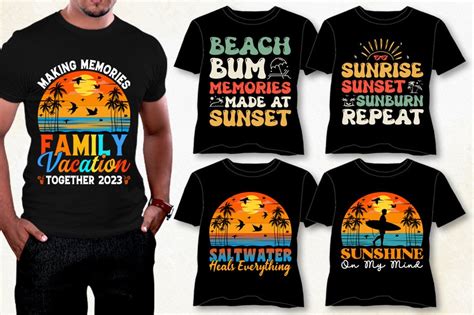 Sunset T Shirt Design Bundlesunset T Shirt Design Beach Sunset T