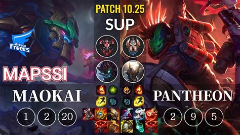 AF MapSSi Maokai Vs Pantheon Sup KR Patch 10 25 YouTube