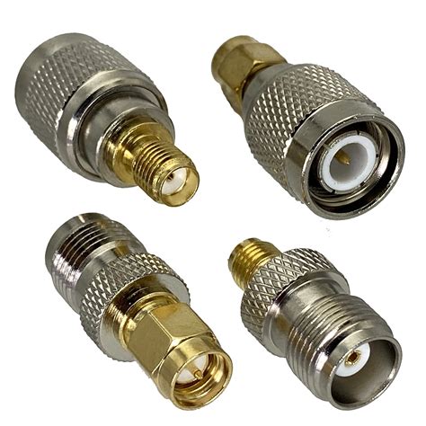 Adaptador De Piezas SMA A TNC Enchufe Macho Y Conector Hembra Conector