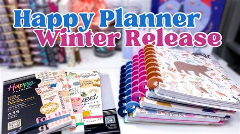 Happy Planner 2023 Winter Release Unboxing And Flip Throughs YouTube