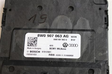 AUDI A4 A5 Q7 MODUŁ STEROWNIK BORDNETZ BCM 8W0907063AG 8W0907063G 8W0