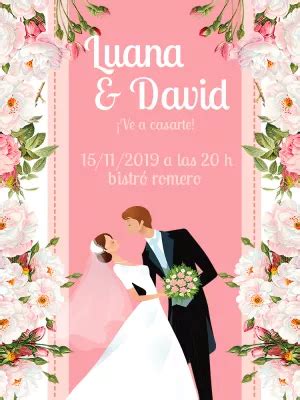 Hacer Una Invitaci N Online Invitaci N Digital Boda Cl Sica Rom Ntica