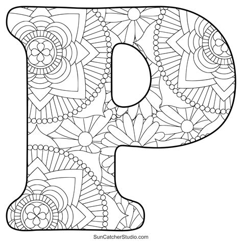 Letter P S Coloring Pages Free Pdf