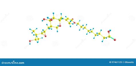 Mupirocin Molecular Structure Isolated on White Stock Illustration - Illustration of ...