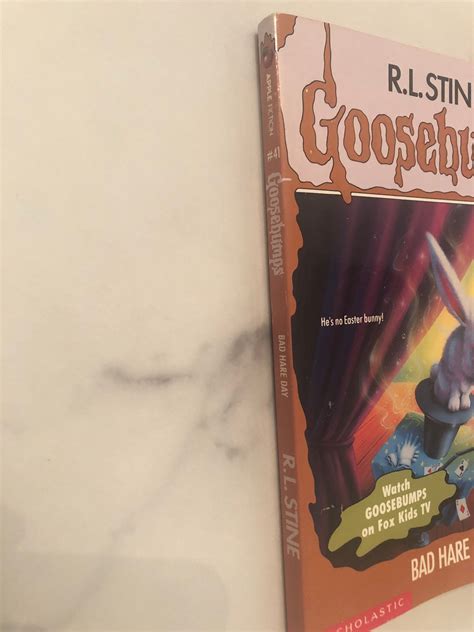 Goosebumps Bad Hare Day R L Stine Vintage Book Scholastic Apple