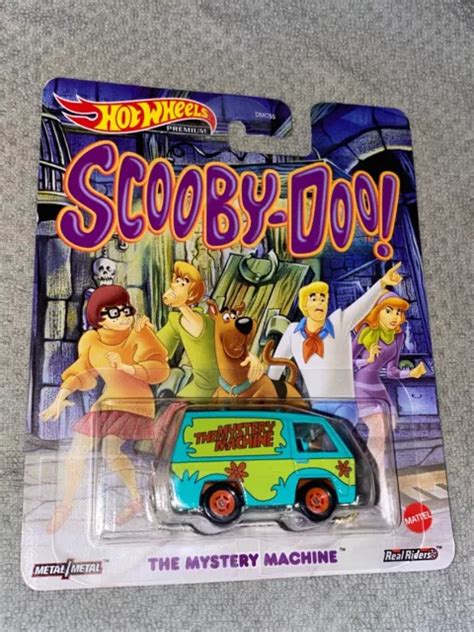Hot Wheels Premium Scooby Doo The Mystery Machine Real Riders New Mint Sealed Eur