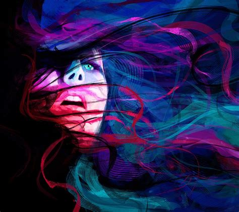 Woman Psychedelic Wallpapers Top Free Woman Psychedelic Backgrounds Wallpaperaccess