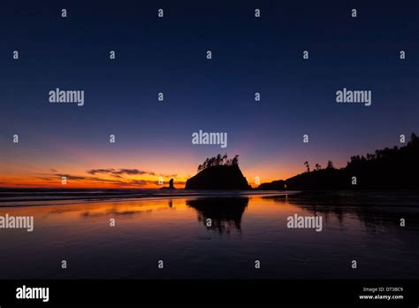 Second Beach Olympic National Park Washington Usa Stock Photo Alamy