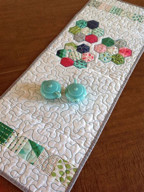 Frame Up Table Runner Sewing Pattern Bunbury Fabrics