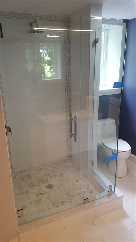 3 8 Clear Glass 90 Degree Enclosure Frameless Shower Doors Shower