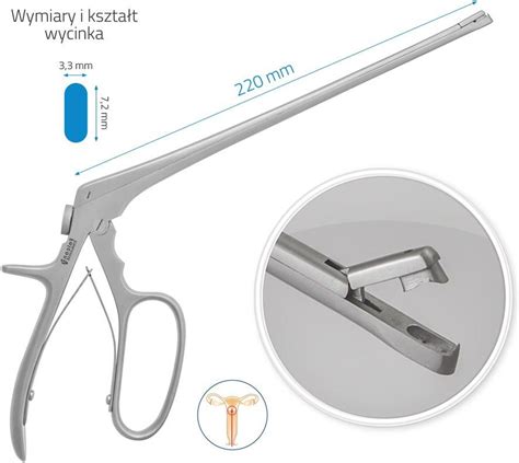 Drobne Akcesoria Medyczne Kleszczyki Do Biopsji Szyjki Macicy Tischler