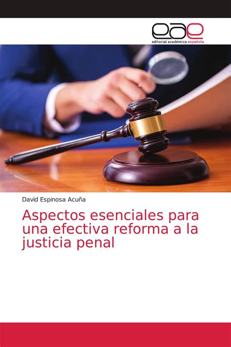 Aspectos Esenciales Para Una Efectiva Reforma A La Justicia Penal 978