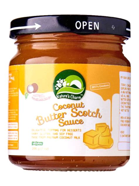 Coconut Butter Scotch Sauce G Nature S Charm Healthy Supplies