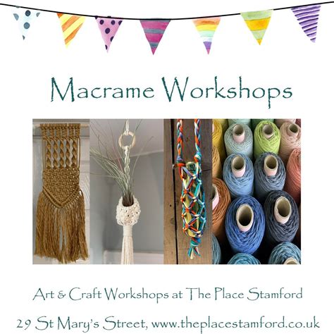 Macrame Workshop The Place Stamford