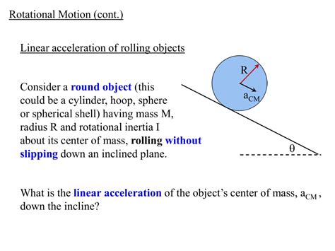 Linear Acceleration