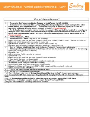 Fillable Online Entity Guidelines Documents To Be Obtained Llpnon