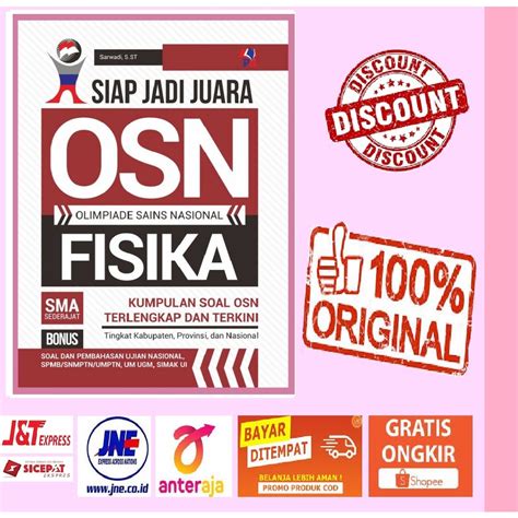 Jual Buku Osn Fisika Sma Siap Jadi Juara Osn Olimpiade Sains