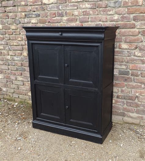 Kast Eikenhouten Biedemeier Linnekast Linnenkast Servieskast Brocante