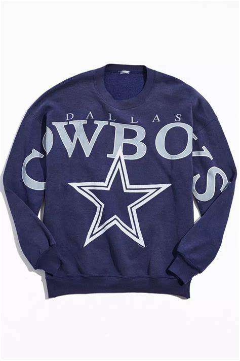 Vintage Dallas Cowboys Crew Neck Sweatshirt Urban Outfitters