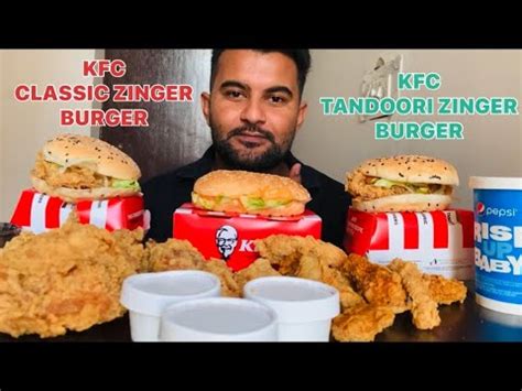 Kfc Menu Classic Zinger Burger Tandoori Zinger Burgers Kfc Long