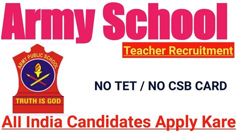 AWES Army Public School Vacancy 2022 ARMY SCHOOL RECRUITMENT 2022