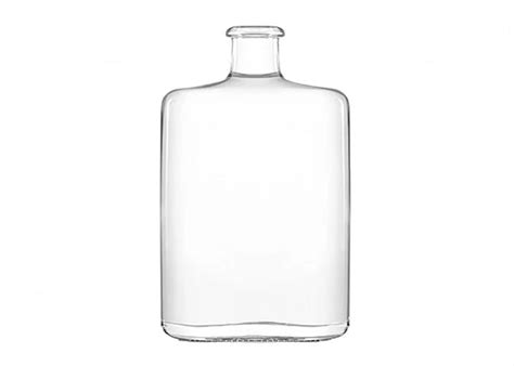 75cl Hip Flask Liquor Bottle Oval Shape Glass 750ml Gin Bottles Heze