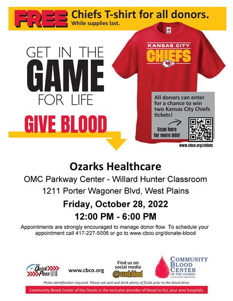 Ozarks Healthcare And Community Blood Center Of The Ozarks Ask