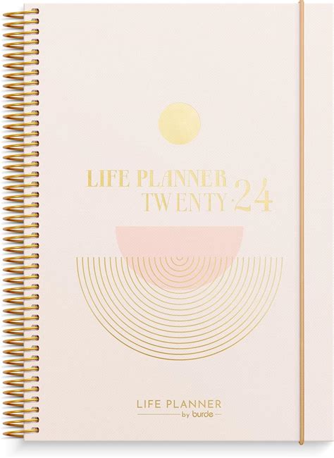 Burde Calendar 2024 Life Planner Pink 2024 Diary 2024 12 December