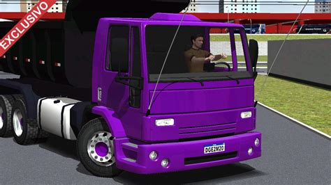 Skin Ford Cargo Roxo na Caçamba EXCLUSIVO Skins Games Truck