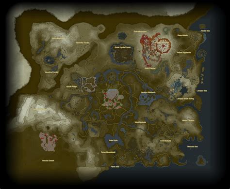 All Battle Maps Shown So Far Overlaid On The Botw Map Ageofcalamity