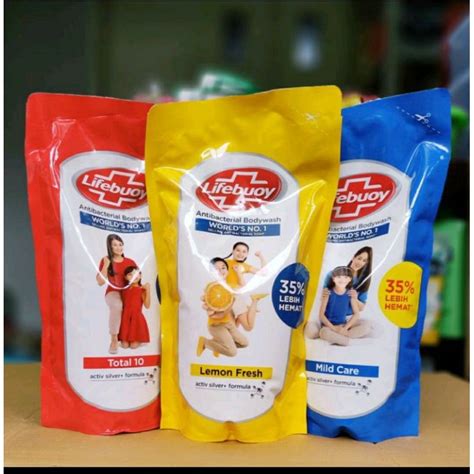 Jual Lifebuoy Sabun Mandi Cair Total Ml Sabun Antibakteri Sabun