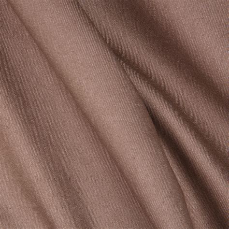 Soft Brown Stretch Cotton Denim Bloomsbury Square Dressmaking Fabric