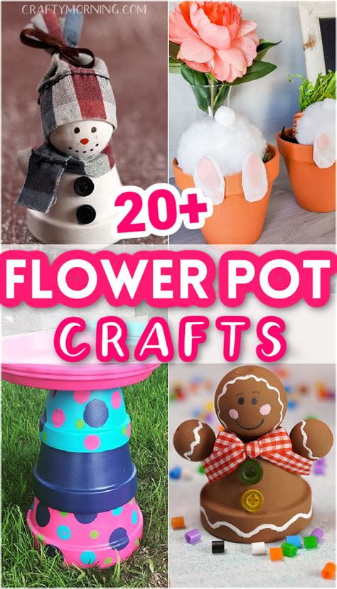 Flower Pot Crafts - Crafty Morning