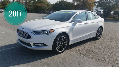 2017 Ford Fusion Titanium Sport Se Review Interior And Exterior