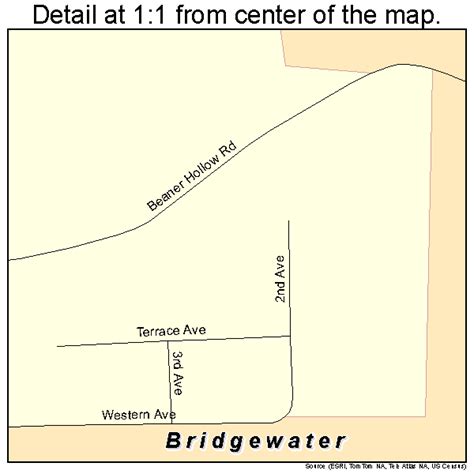 Bridgewater Pennsylvania Street Map 4208632