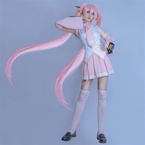 Vocaloid Hatsune Miku Sakura Miku Cosplay Costume – Winkcosplay