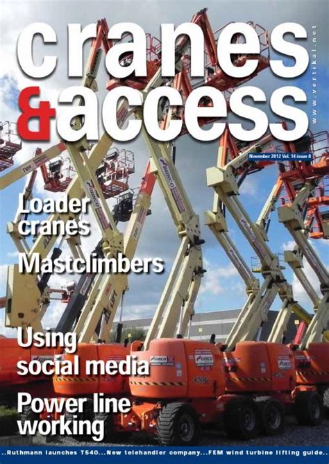 Cranes Access November Vol Issue Vertikal Net