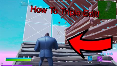 How To Triple Edit On Fortnite Controller Youtube