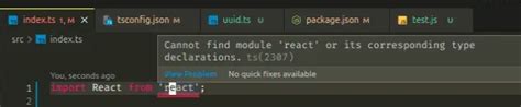 Cannot Find Module Or Its Corresponding Type Declarations Typescript