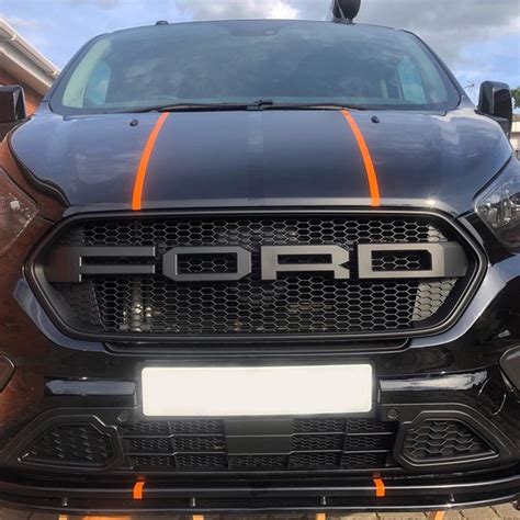 Ford Transit Raptor Grill Custom 2018 Mat Zwart