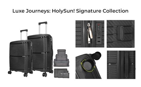 Amazon Holysun Luggage Sets Indestructible And Super Resilient