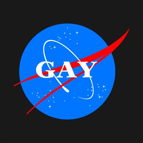 Gay Nasa Logo Space Gay Geek Pride Gay T Shirt Teepublic