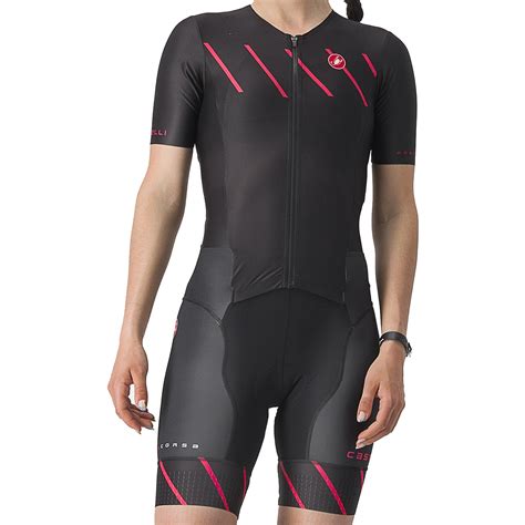 Castelli Mono Ciclismo Manga Corta Mujer Free Sanremo 2 Black