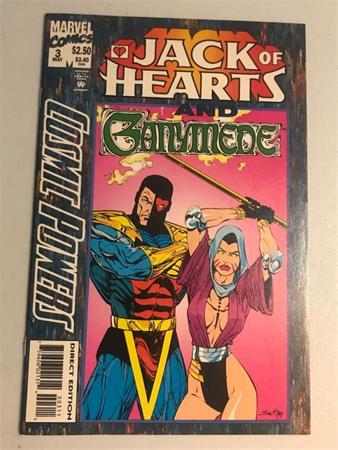 Cosmic Powers Jack Of Hearts And Ganymede 3 Nm Marvel Back Issue Blowout Ebay