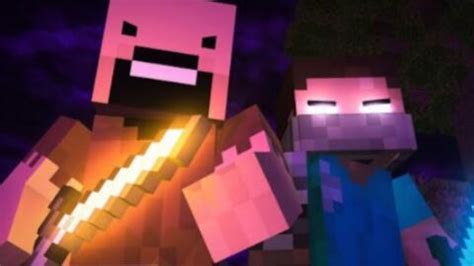 Minecraft Herobrine Vs Notch Animation