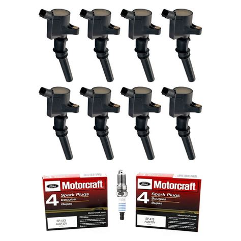 Set Of 8 Isa Ignition Coil And Motorcraft Spark Plugs Compatible With 2002 2005 Ford Explorer 46l